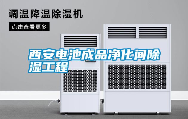 西安電池成品凈化間除濕工程