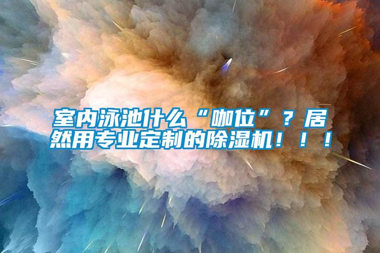 室內(nèi)泳池什么“咖位”？居然用專業(yè)定制的除濕機(jī)?。?！