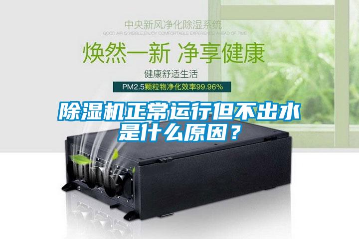 除濕機正常運行但不出水是什么原因？