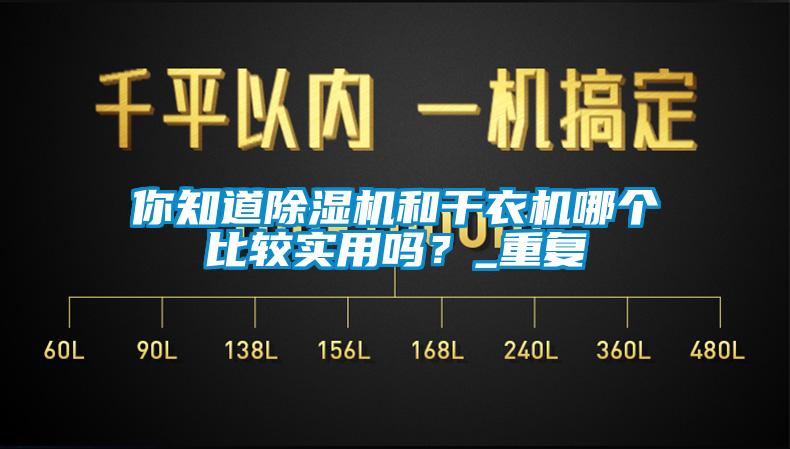 你知道除濕機(jī)和干衣機(jī)哪個(gè)比較實(shí)用嗎？_重復(fù)