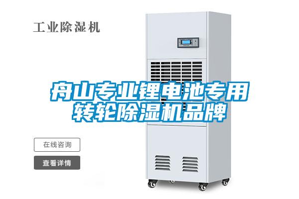 舟山專業(yè)鋰電池專用轉(zhuǎn)輪除濕機(jī)品牌