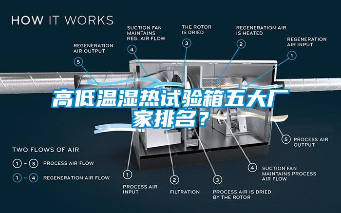 高低溫濕熱試驗(yàn)箱五大廠家排名？