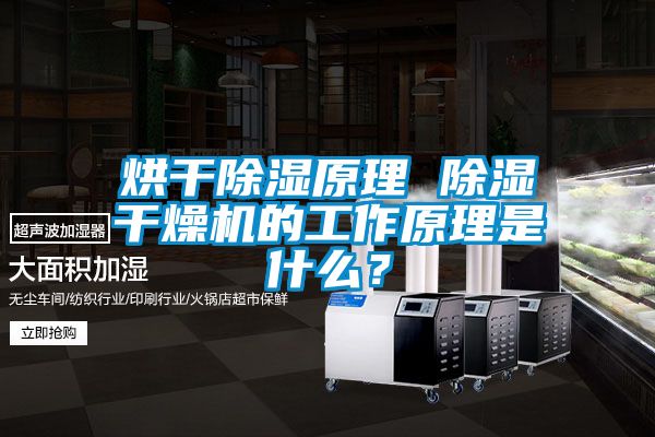 烘干除濕原理 除濕干燥機的工作原理是什么？