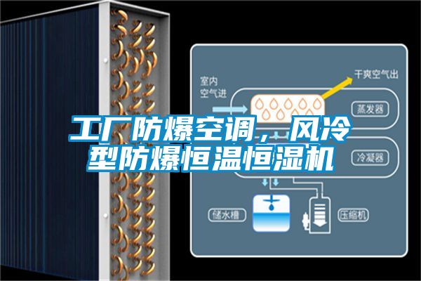 工廠(chǎng)防爆空調(diào)，風(fēng)冷型防爆恒溫恒濕機(jī)