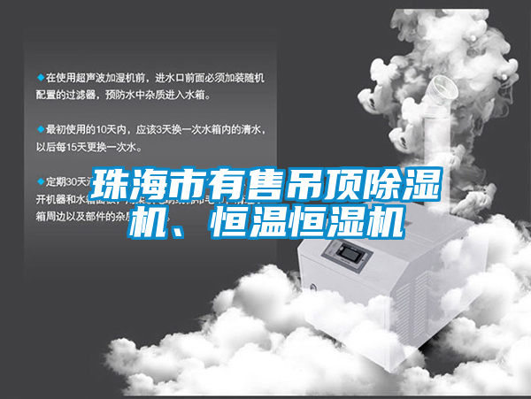 珠海市有售吊頂除濕機、恒溫恒濕機