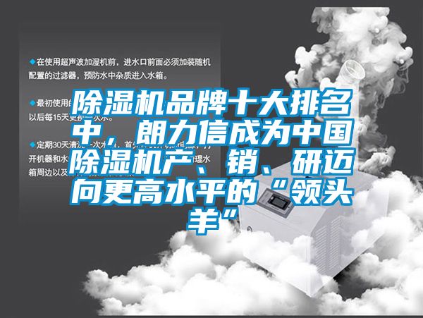 除濕機品牌十大排名中，朗力信成為中國除濕機產(chǎn)、銷、研邁向更高水平的“領(lǐng)頭羊”