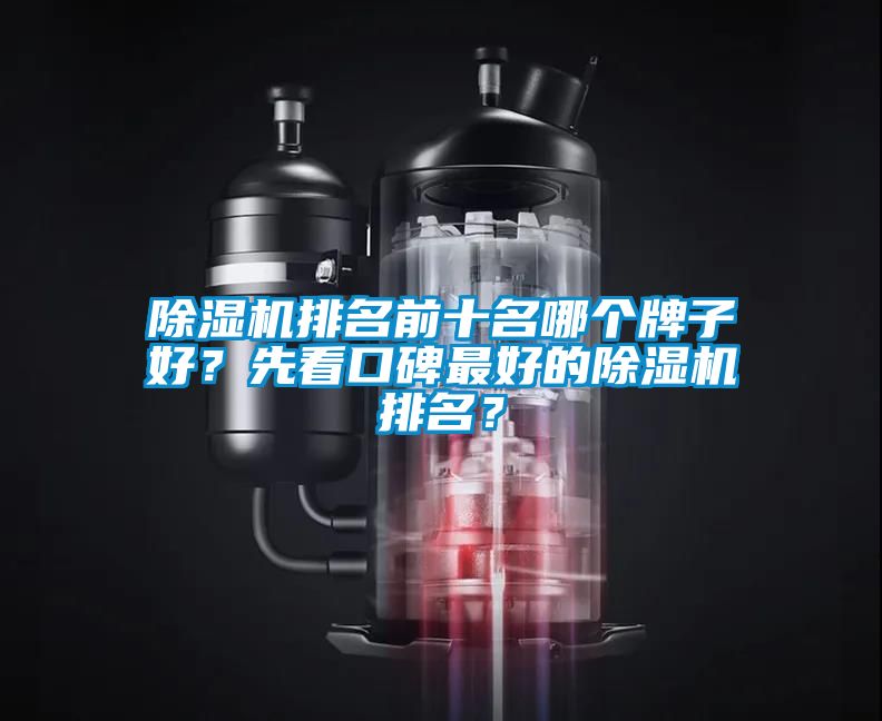 除濕機排名前十名哪個牌子好？先看口碑最好的除濕機排名？